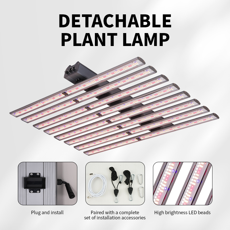 Horticultural Detachable LED Grow Light 800w